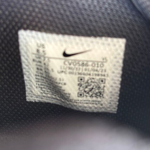 Nike Alpha Menace Varsity 3 Men’s Size 8.5 Black Football Cleats CV0586-010 - Picture 7 of 10